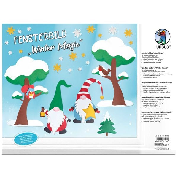 Produktbild: URSUS Fensterbild "Winter Magic"