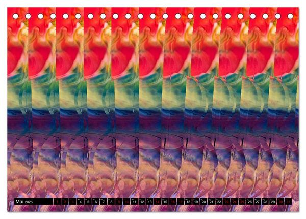 Produktbild: Magische Bilder - 3D Illusionen (Tischkalender 2026 DIN A5 quer), CALVENDO Monatskalender