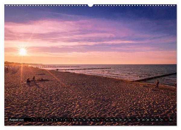 Produktbild: Ostsee - Tr&auml;ume vom Meer (Wandkalender 2026 DIN A2 quer), CALVENDO Monatskalender