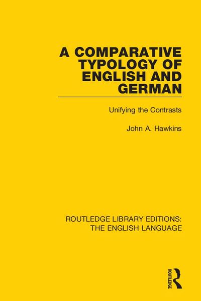 Produktbild: A Comparative Typology of English and German