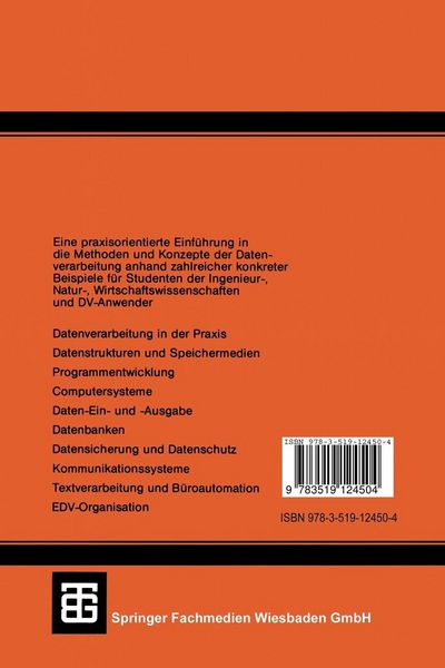 Produktbild: Grundz&uuml;ge der Datenverarbeitung