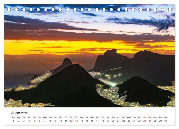 Produktbild: Magical sunsets. Lights between heaven and earth (Desk Calendar 2027 DIN A5 landscape), CALVENDO 12 Month DeskCalendar