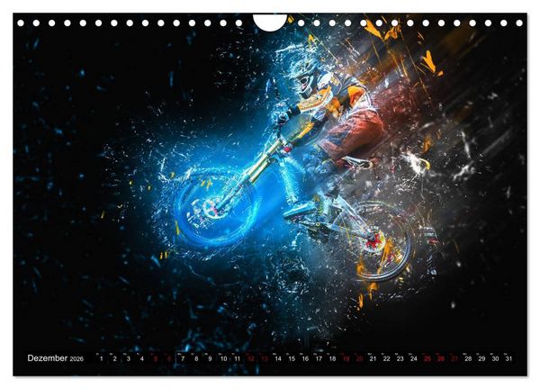 Produktbild: Downhill Explosion (Wandkalender 2026 DIN A4 quer), CALVENDO Monatskalender