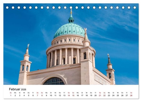 Produktbild: Potsdam - Ein Spaziergang Durch Zeitlose Eleganz (Tischkalender 2026 DIN A5 quer), CALVENDO Monatskalender