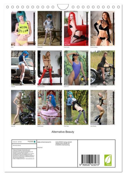 Produktbild: Alternative Beauty (Wandkalender 2026 DIN A4 hoch), CALVENDO Monatskalender