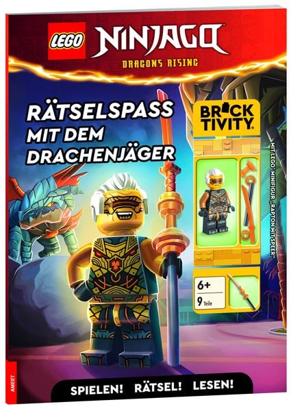 LEGO NINJAGO - Rätselspaß mit dem Drachenjäger, Set von , AMEET sp. z o.o., 9783960808725