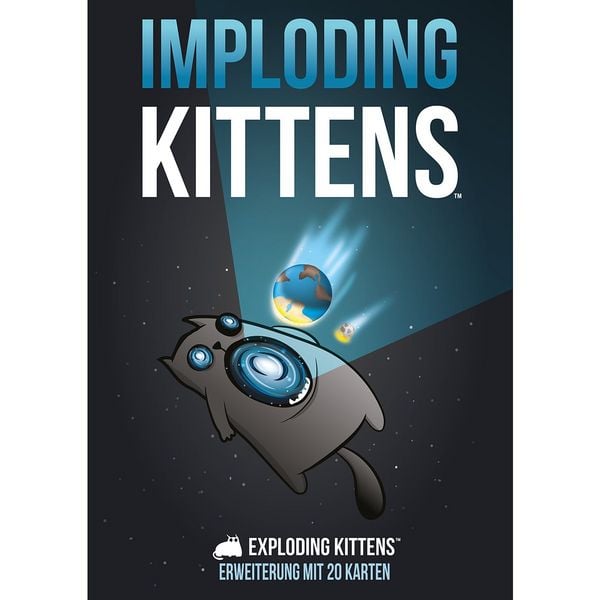 Produktbild: Asmodee EXKD0013 - Imploding Kittens, Erweiterung f&uuml;r Exploding Kittens, 20 Karten, Kartenspiel, Partyspiel