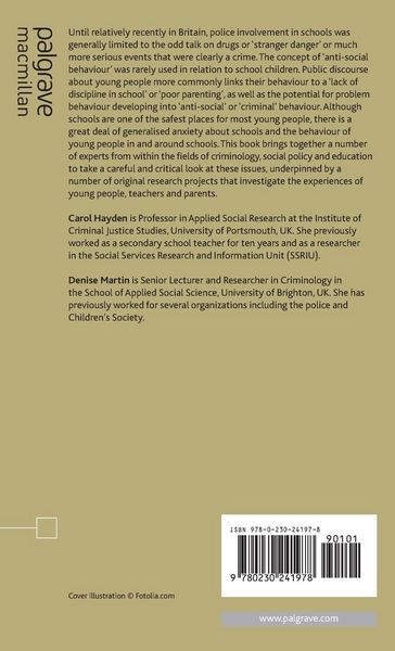 Produktbild: Crime, Anti-Social Behaviour and Schools