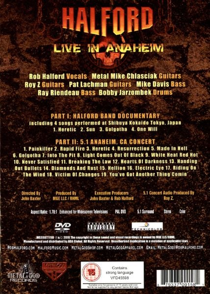 Produktbild: Halford - Live in Anaheim