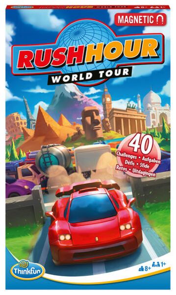 ThinkFun Rush Hour World Tour - Logikspiel ab 8 Jahre