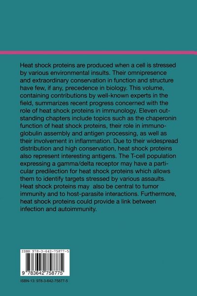 Produktbild: Heat Shock Proteins and Immune Response