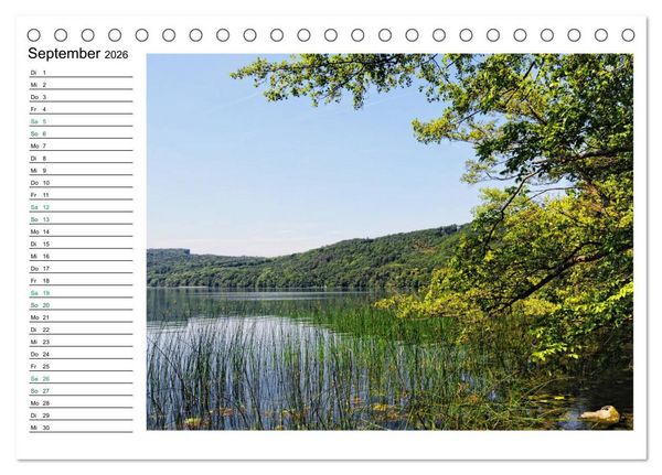 Produktbild: Landschaften in der Eifel (Tischkalender 2026 DIN A5 quer), CALVENDO Monatskalender