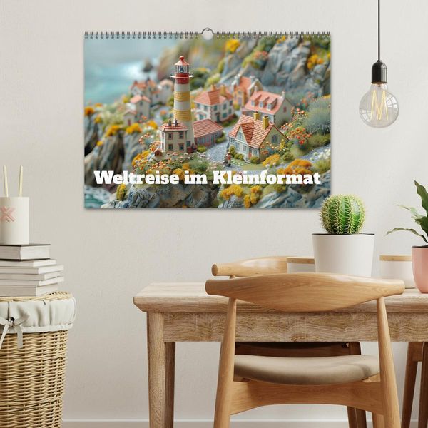 Produktbild: Weltreise im Kleinforma (Wandkalender 2026 DIN A3 quer), CALVENDO Monatskalender