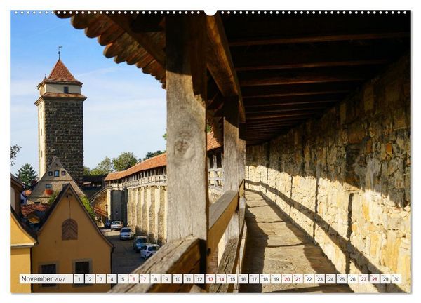 Produktbild: Rothenburg ob der Tauber. Sehensw&uuml;rdigkeiten. (Wandkalender 2027 DIN A2 quer), CALVENDO Monatskalender