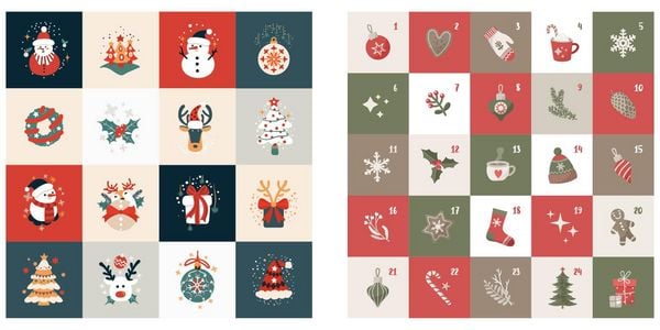 Produktbild: 333 Sticker &ndash; Merry Christmas: Geschenk-Etiketten und Aufkleber mit beschreibbarer Oberfl&auml;che