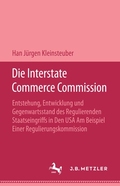 Produktbild: Die Interstate Commerce Commission