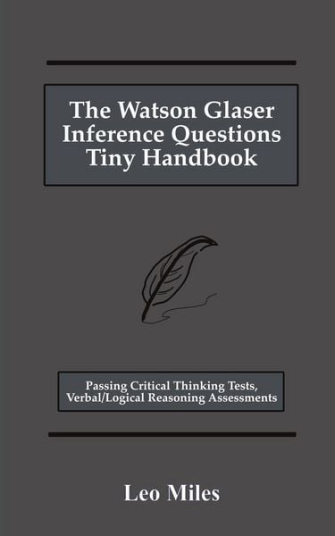 Produktbild: The Watson Glaser Inference Questions Tiny Handbook