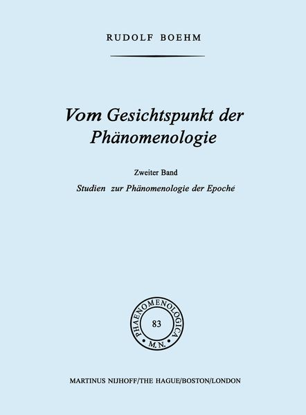 Produktbild: Vom Gesichtspunkt der Ph&auml;nomenologie