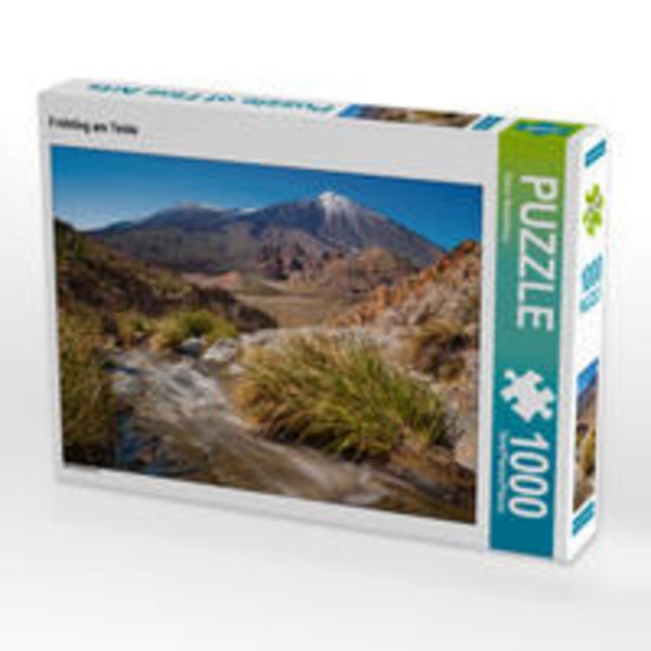 CALVENDO Puzzle Frühling am Teide | 1000 Teile Lege-Größe 64x48cm Foto-Puzzle für glückliche Stunden
