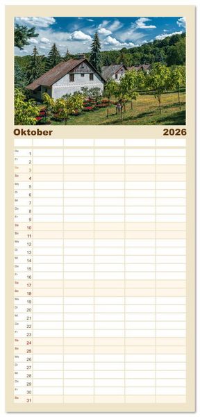 Produktbild: Familienplaner 2026 - Republik Moldawien - Das s&uuml;dosteurop&auml;ische Kleinod mit 5 Spalten (Wandkalender, 21 x 45 cm) CALVENDO