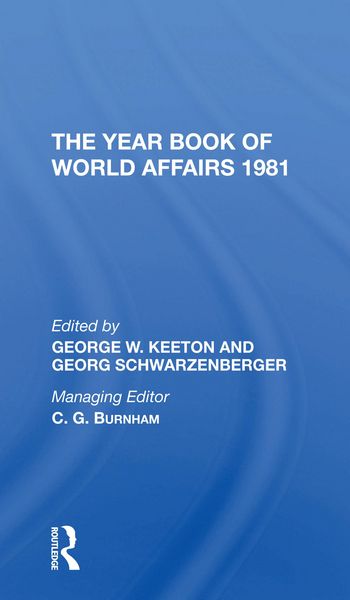 Produktbild: Keeton, G: The Year Book Of World Affairs, 1981