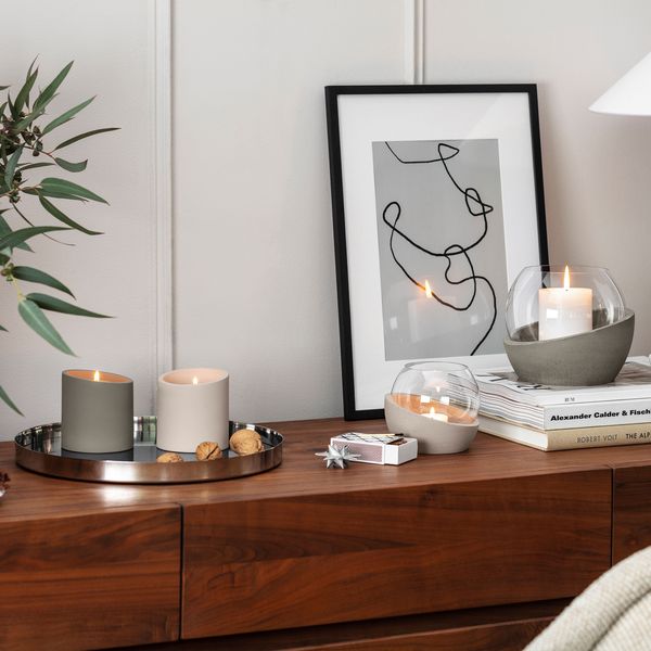 NewMoon Home Duftkerze beige Energy