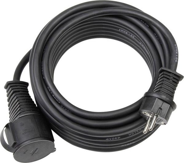 Produktbild: brennenstuhl 1167820 Baustellen-Verl&auml;ngerungskabel IP44 25m schwarz
