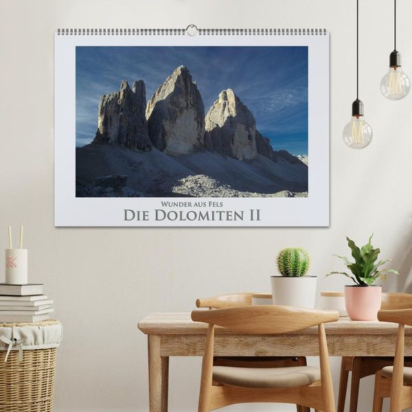 Produktbild: Wunder aus Fels - Die Dolomiten II (Wandkalender 2026 DIN A2 quer), CALVENDO Monatskalender