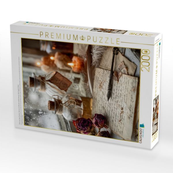 Produktbild: CALVENDO Puzzle Frost vor dem Fenster, W&auml;rme im Herzen und ein neues Jahr beginnt leise | 2000 Teile Lege-Gr&ouml;&szlig;e 90x67cm Foto-Puzzle f&uuml;r gl&uuml;ckliche Stu