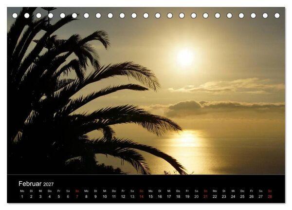 Produktbild: Madeira die Perle des Atlantiks (Tischkalender 2027 DIN A5 quer), CALVENDO Monatskalender