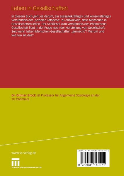 Produktbild: Leben in Gesellschaften
