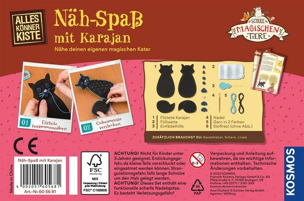 Produktbild: Die Schule der magischen Tiere N&auml;hspa&szlig; mit Karajan