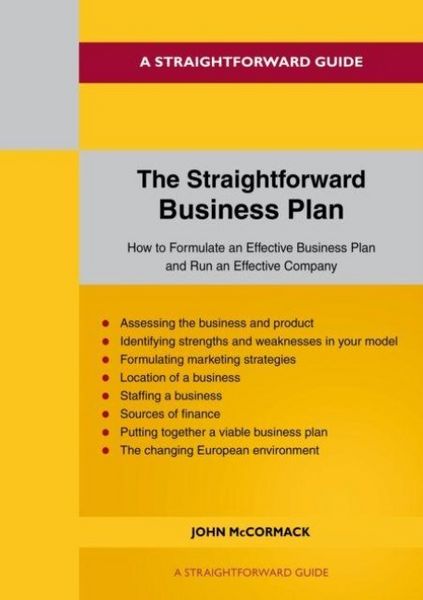 Produktbild: The Straightforward Business Plan