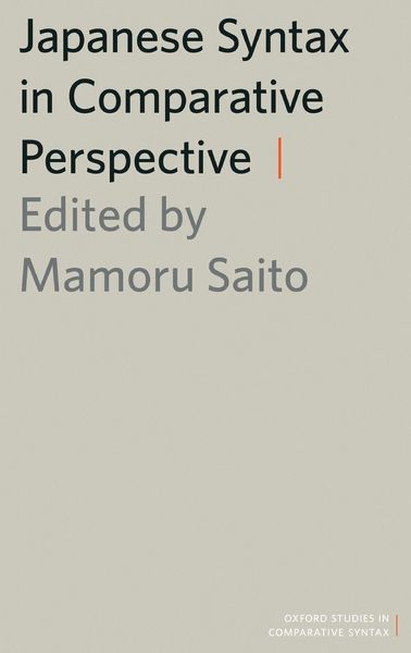 Produktbild: Japanese Syntax in Comparative Perspective