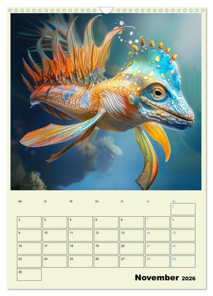 Produktbild: Hybrid Tiere zum Schmunzeln - Planer (Wandkalender 2026 DIN A3 hoch), CALVENDO Monatskalender