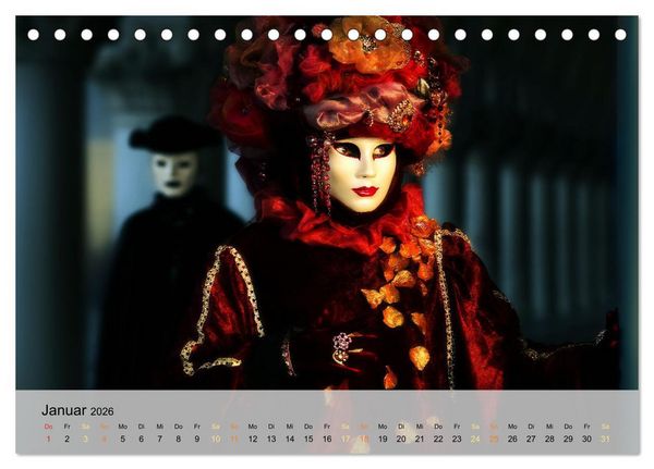 Produktbild: Venedigs Sch&ouml;nheiten (Tischkalender 2026 DIN A5 quer), CALVENDO Monatskalender