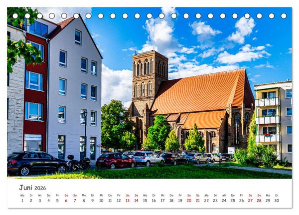 Produktbild: Anklam und Umgebung (Tischkalender 2026 DIN A5 quer), CALVENDO Monatskalender