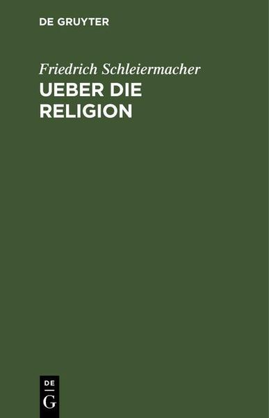 Produktbild: Ueber die Religion
