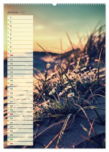 Produktbild: D&uuml;nen und Buhnen (hochwertiger Premium Wandkalender 2027 DIN A2 hoch), Kunstdruck in Hochglanz