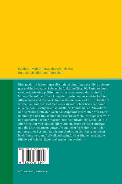 Produktbild: Energie, Mobilit&auml;t und Wirtschaft