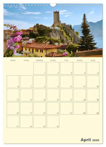 Produktbild: Romantic Northern Italy (Wall Calendar 2026 DIN A3 portrait), CALVENDO 12 Month Wall Calendar