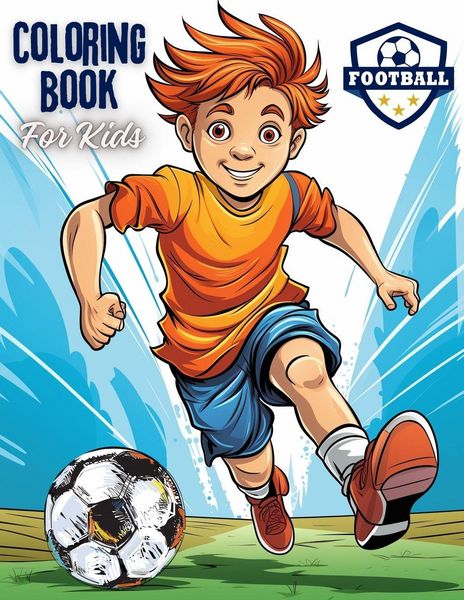 Produktbild: Football Coloring Book For Kids