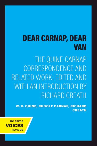 Produktbild: Dear Carnap, Dear Van