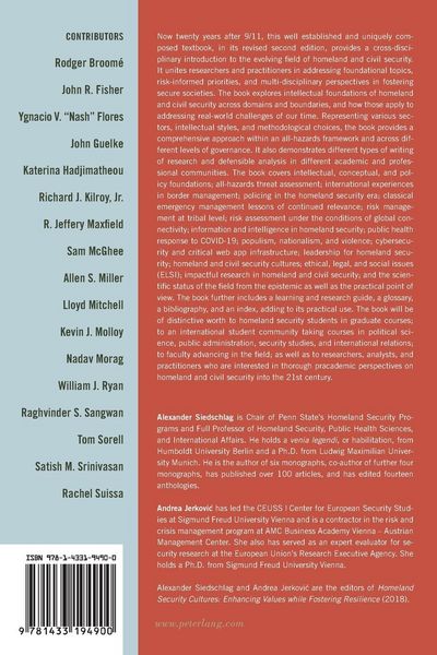 Produktbild: Cross-Disciplinary Perspectives on Homeland and Civil Security