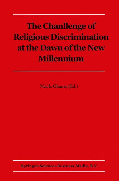 Produktbild: The Challenge of Religious Discrimination at the Dawn of the New Millennium