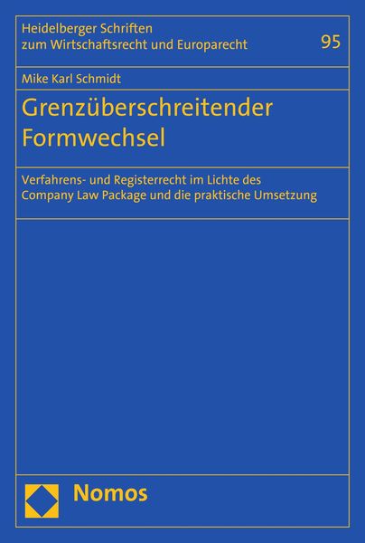 Produktbild: Grenz&uuml;berschreitender Formwechsel