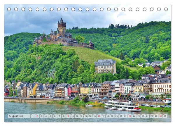 Produktbild: Bildsch&ouml;n - Die Mosel (Tischkalender 2026 DIN A5 quer), CALVENDO Monatskalender