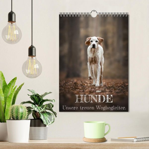 Produktbild: Hunde - Unsere treuen Wegbegleiter. (Wandkalender 2026 DIN A4 hoch), CALVENDO Monatskalender
