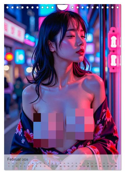 Produktbild: Spicy World - Tokio Unzensiert (Wandkalender 2026 DIN A4 hoch), CALVENDO Monatskalender
