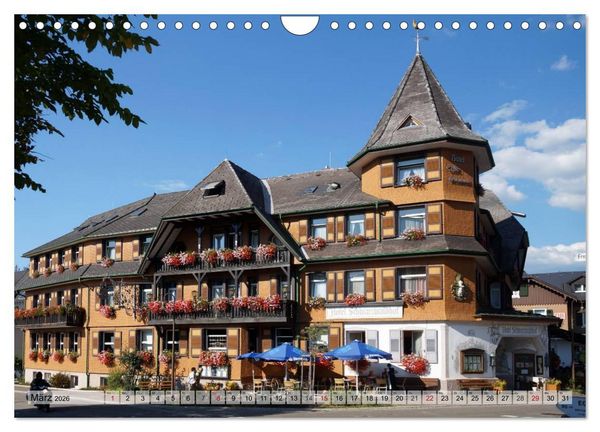 Produktbild: S&uuml;dschwarzwald - Impressionen (Wandkalender 2026 DIN A4 quer), CALVENDO Monatskalender
